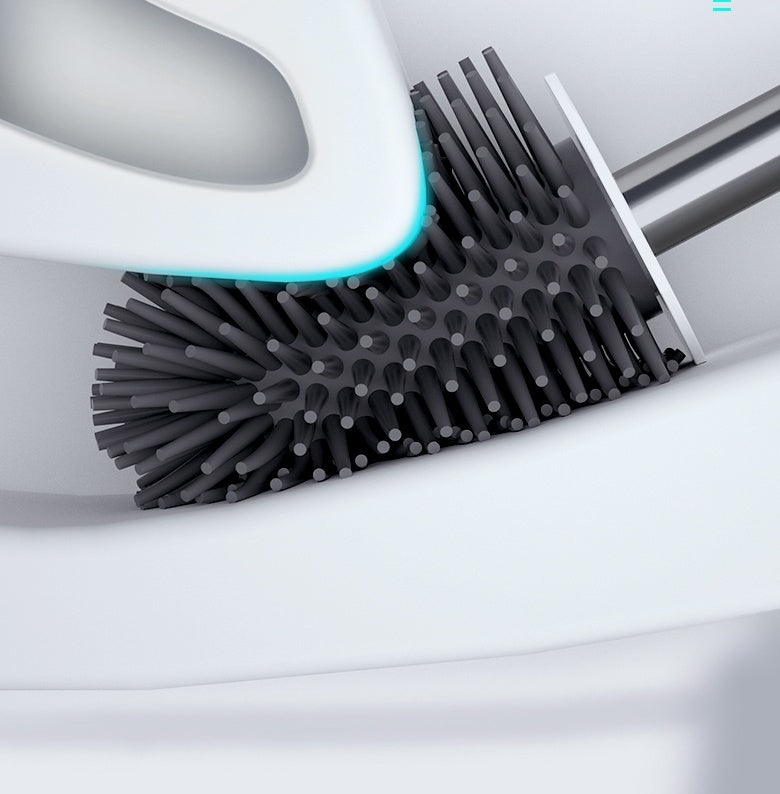 Bathroom Brush Set – Durable Plastic with Wall-Mounted and Floor-Mounted Options