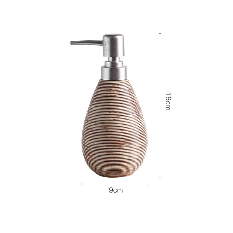 Bathroom Shower Gel Bottle - Ceramic Lotion Dispenser