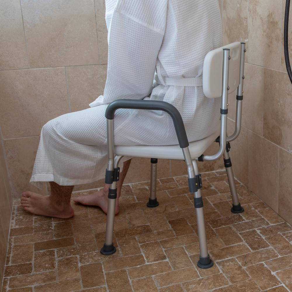 Hercules Series Adjustable Bath & Shower Chair – Teal