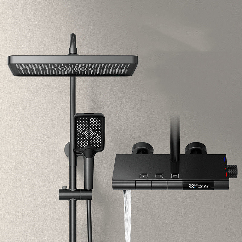 All Copper Shower Set with Constant Temperature Control and Digital Display