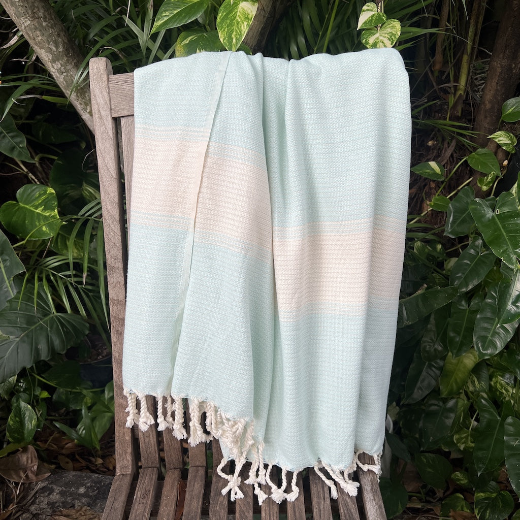 Anatolia Stripe Turkish Towel – Hand-Loomed 100% Cotton, Oversized & Lightweight