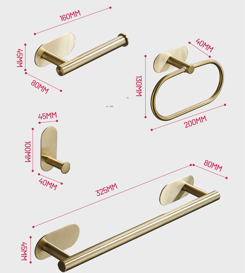 Single Bar Towel Rack Bathroom Hook, Bathroom Pendant