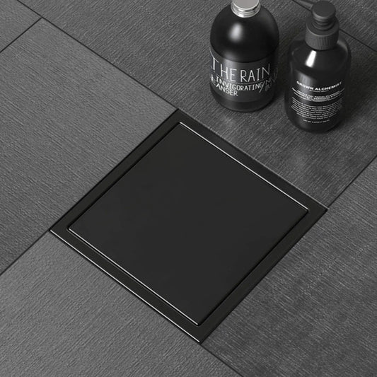 Invisible Floor Drain – 304 Stainless Steel, Deodorizing with Flange or Welded Pipe Options