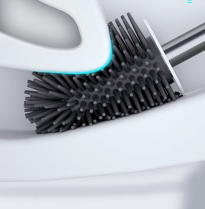 Bathroom Brush Set – Durable Plastic with Wall-Mounted and Floor-Mounted Options