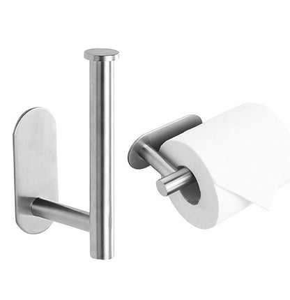 Stainless Steel Bathroom Tissue Holder – Durable, Rust-Free, Punch-Free Installation