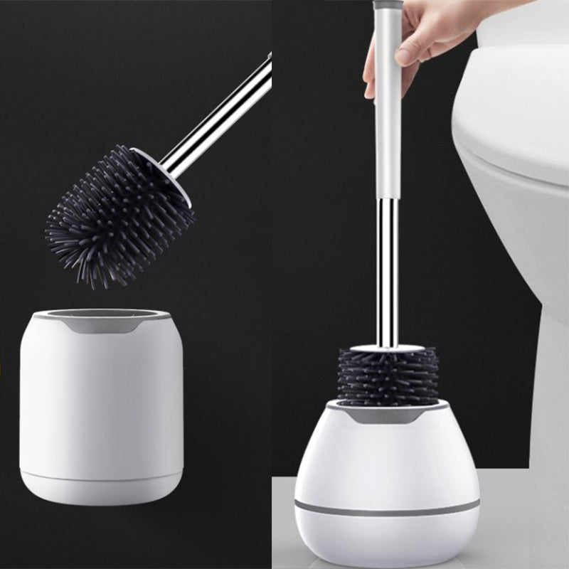 Bathroom Brush Set – Durable Plastic with Wall-Mounted and Floor-Mounted Options