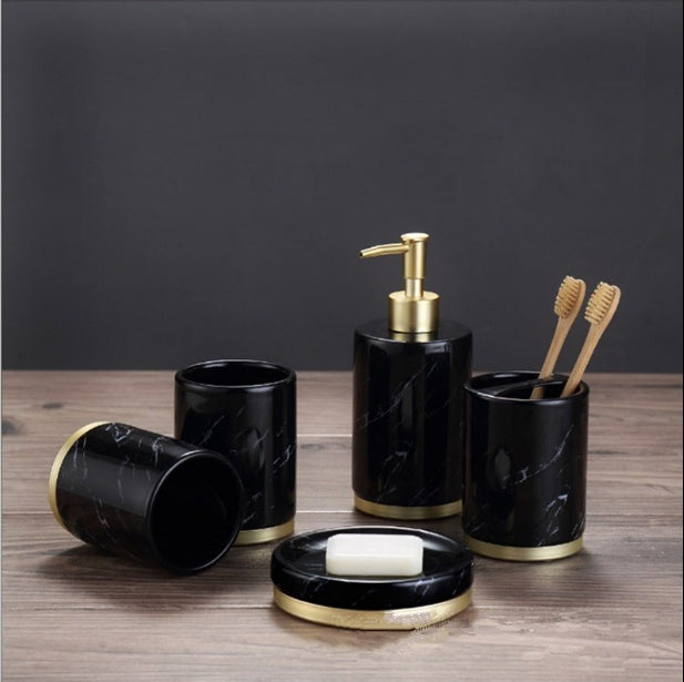 High-End Ceramic Bathroom Set – Elegant and Functional Essentials