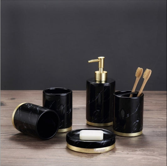 High-End Ceramic Bathroom Set – Elegant and Functional Essentials