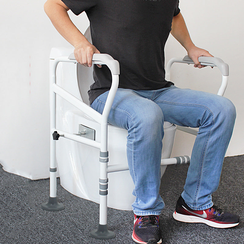 Toilet Safety Handrail – Adjustable Restroom Support for Elderly & Mobility Assistance (Punch-Free Installation)