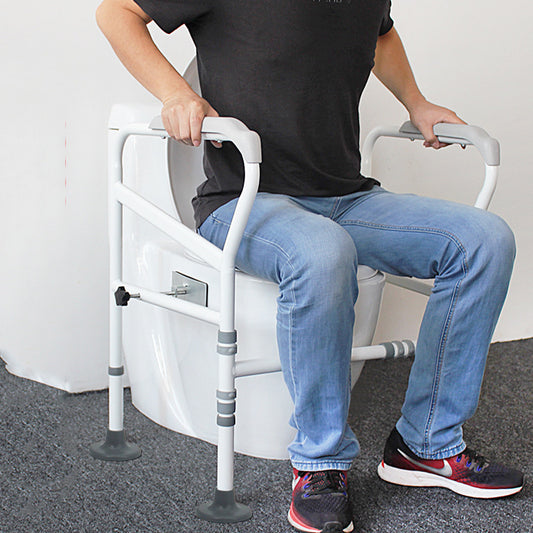 Toilet Safety Handrail – Adjustable Restroom Support for Elderly & Mobility Assistance (Punch-Free Installation)