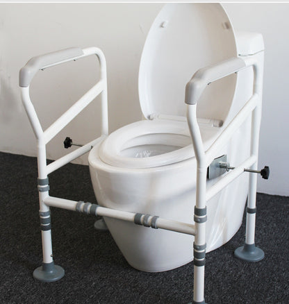 Toilet Safety Handrail – Adjustable Restroom Support for Elderly & Mobility Assistance (Punch-Free Installation)