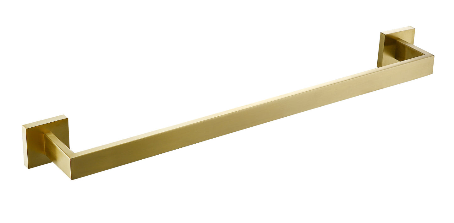 Stainless Steel Towel Rack Set – Golden Bathroom Hardware