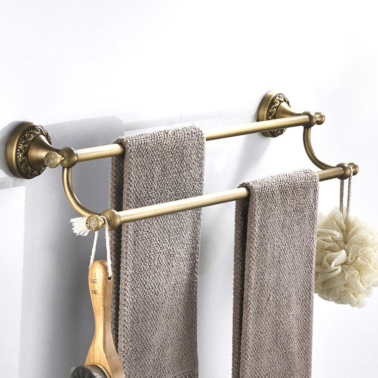 Towel Rack Bathroom Pendant – Copper European Retro Antique
