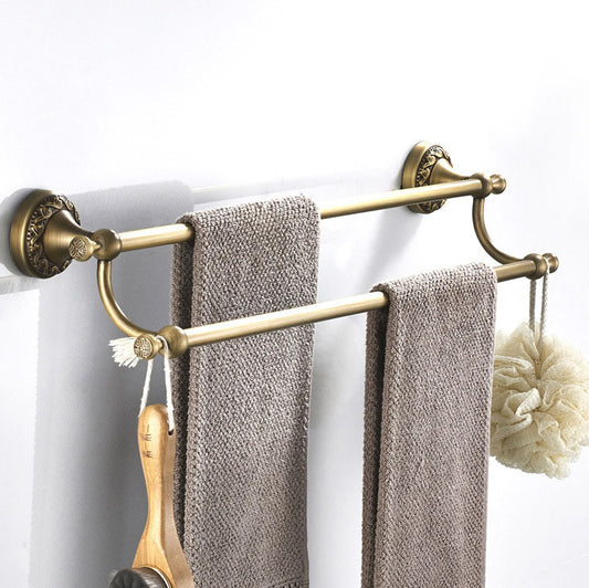 Towel Rack Bathroom Pendant – Copper European Retro Antique