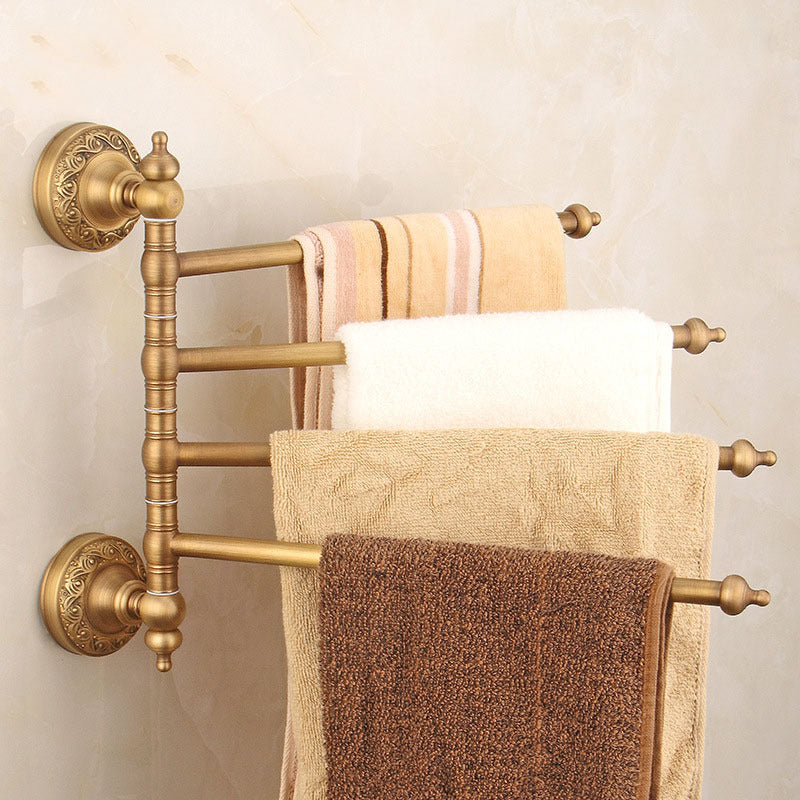 Towel Rack Bathroom Pendant – Copper European Retro Antique