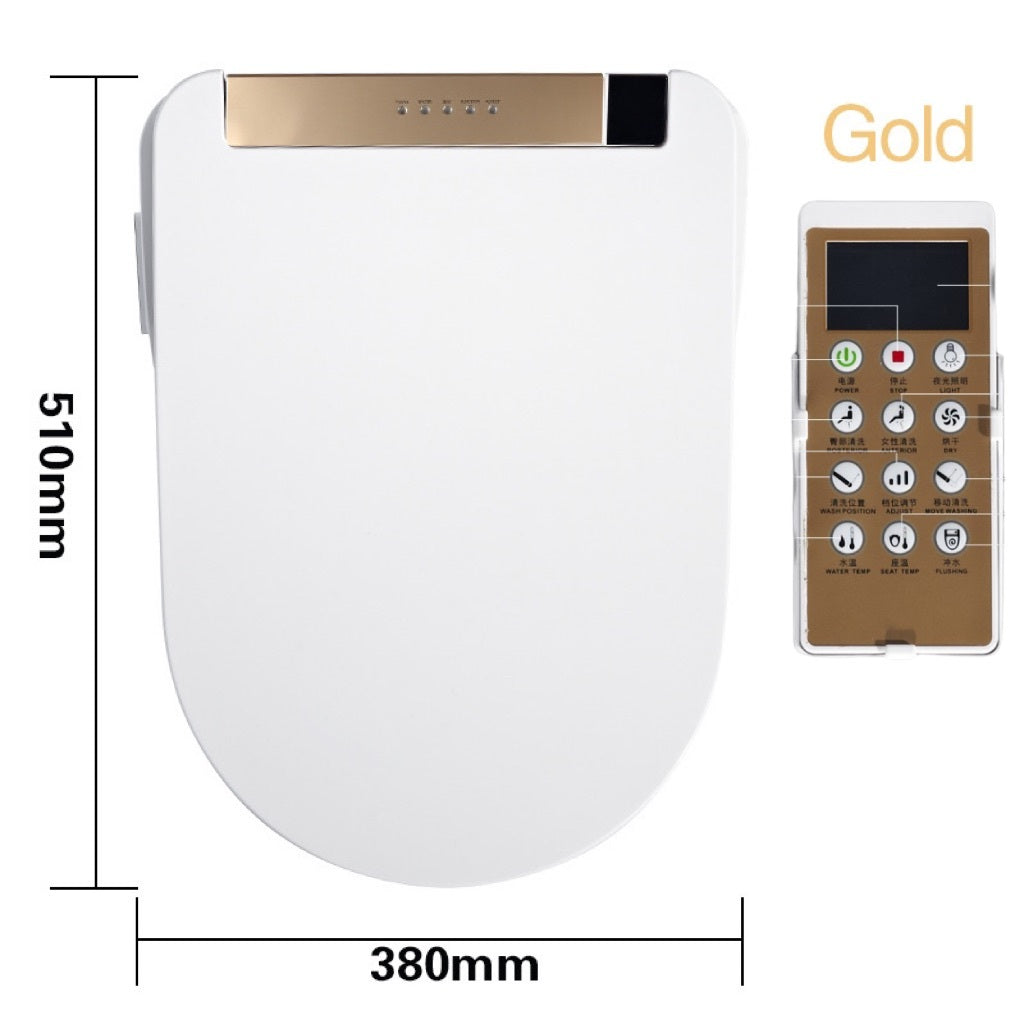 Intelligent Bathroom Toilet Seat Cover with Remote Control and Full Functionality