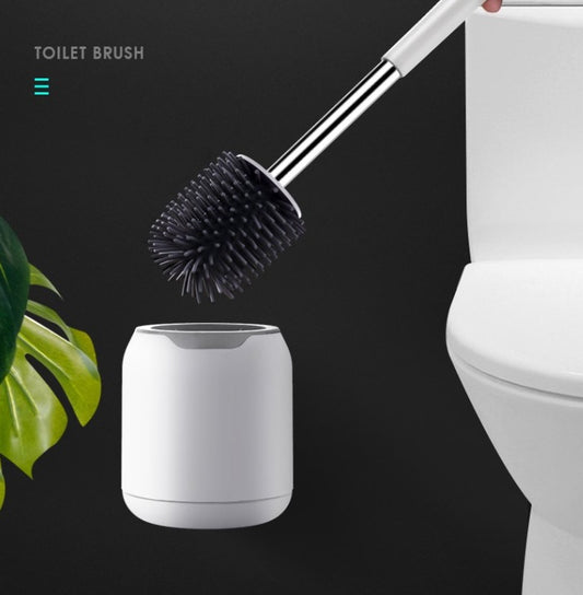 Bathroom Brush Set – Durable Plastic with Wall-Mounted and Floor-Mounted Options