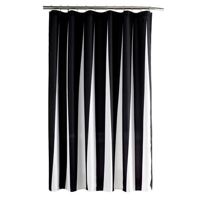Black and White Keys Printed Shower Curtain – Modern Polyester Fiber