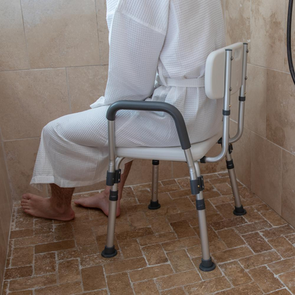 Hercules Series Adjustable Bath & Shower Chair – Teal