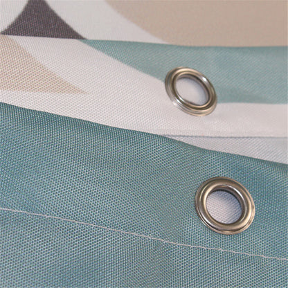 Bathroom Curtain – Polyester Fabric in Color Lantern Design