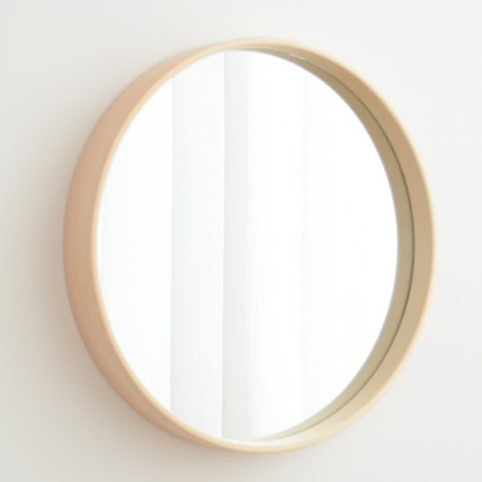 Solid Wood Bathroom Log Wall Hanging Mirror