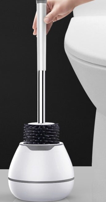 Bathroom Brush Set – Durable Plastic with Wall-Mounted and Floor-Mounted Options
