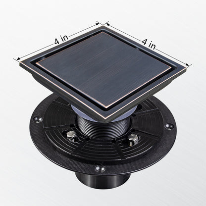Invisible Floor Drain – 304 Stainless Steel, Deodorizing with Flange or Welded Pipe Options