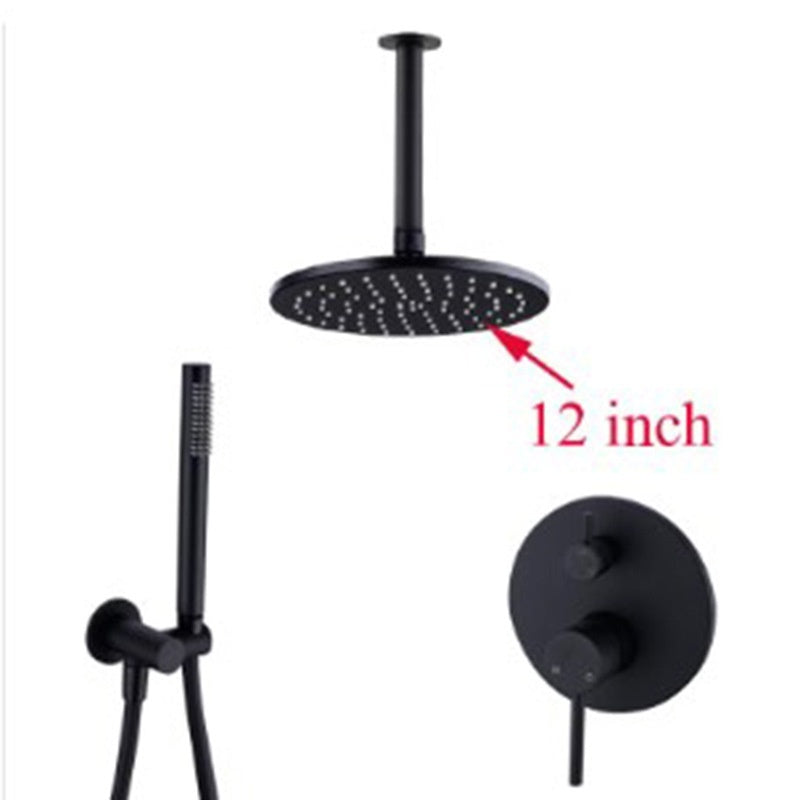 Wall-Embedded Hot and Cold Hidden Shower Head Set – Modern Simplicity Design