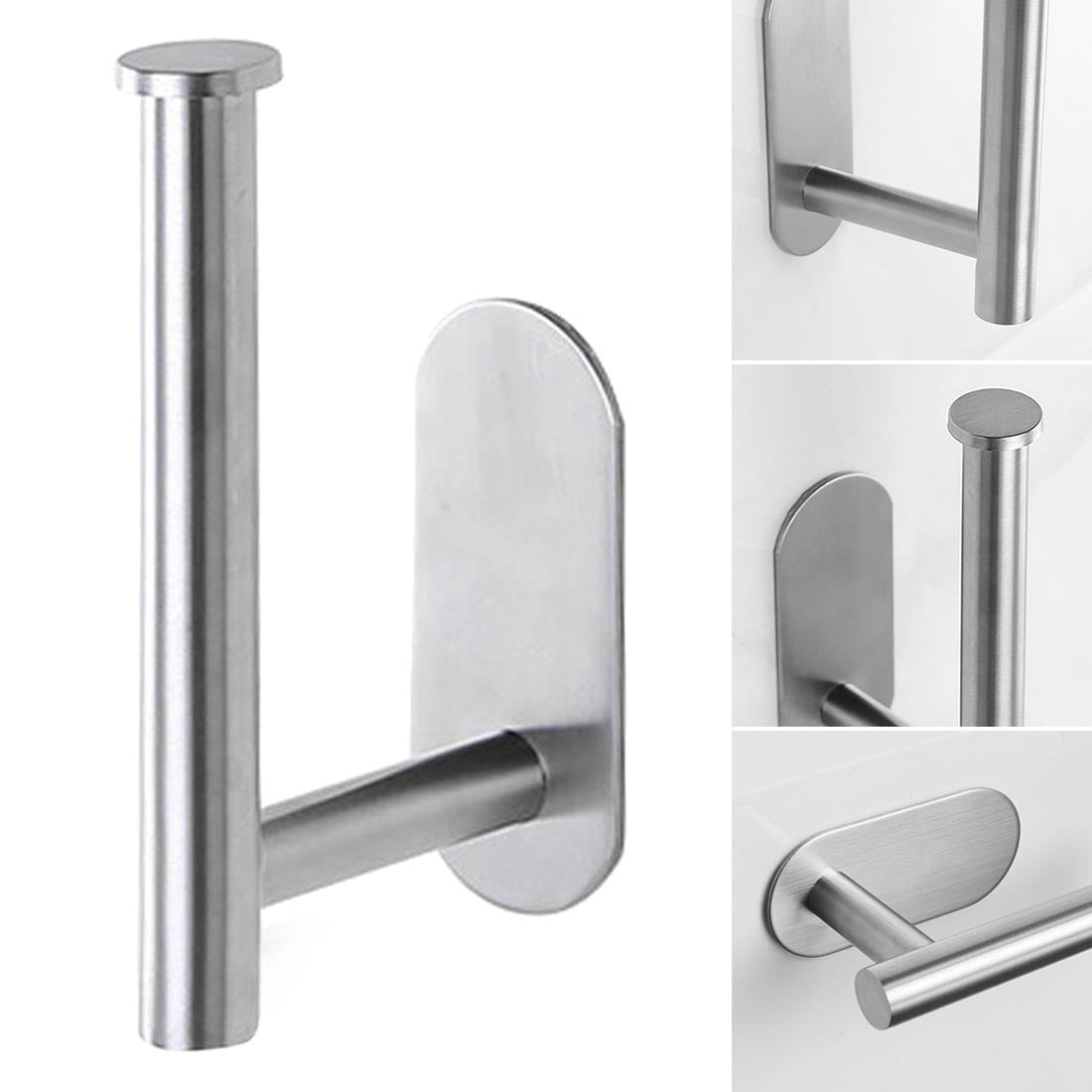 Stainless Steel Bathroom Tissue Holder – Durable, Rust-Free, Punch-Free Installation