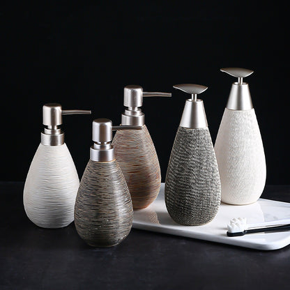 Bathroom Shower Gel Bottle - Ceramic Lotion Dispenser