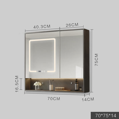 Smart Cabinet With Led Lights (Anti-fog Hanging Bathroom Combination Mirror)
