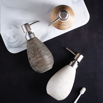 Bathroom Shower Gel Bottle - Ceramic Lotion Dispenser