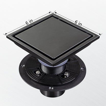 Invisible Floor Drain – 304 Stainless Steel, Deodorizing with Flange or Welded Pipe Options