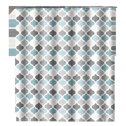 Bathroom Curtain – Polyester Fabric in Color Lantern Design