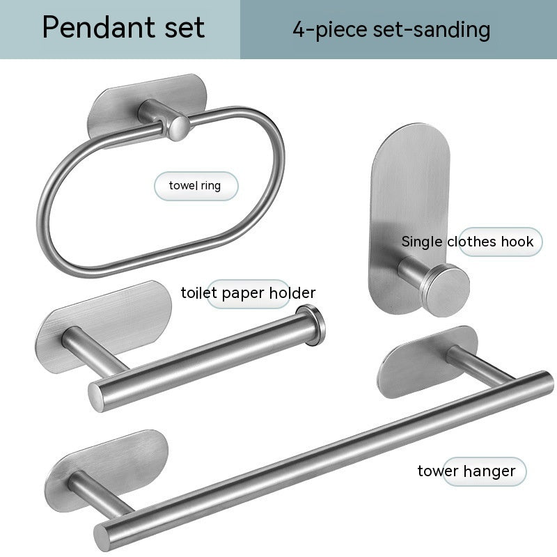 Single Bar Towel Rack Bathroom Hook, Bathroom Pendant
