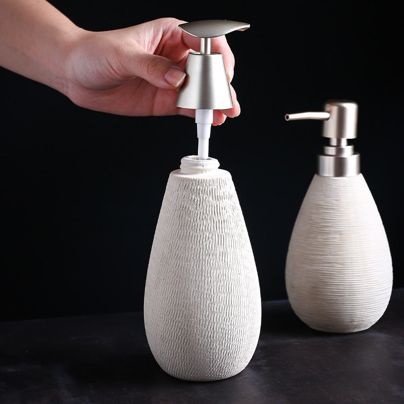 Bathroom Shower Gel Bottle - Ceramic Lotion Dispenser