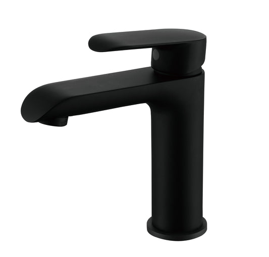 All-Brass Pull Faucet – Hot and Cold Countertop Bathroom Tap with Chrome Finish