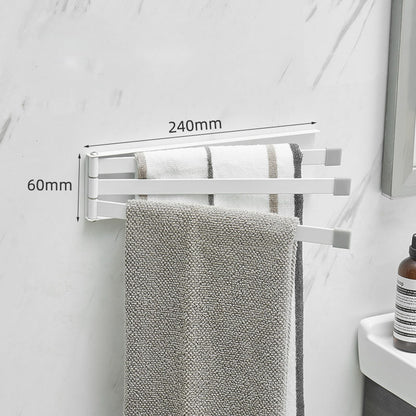 Nordic Bathroom Non-Perforated Folding Towel Rack