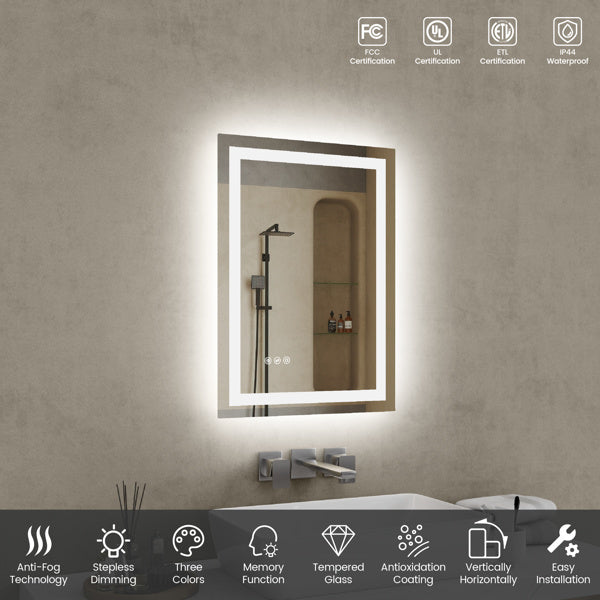 A mirror that lights your best side — and remembers how you like it.