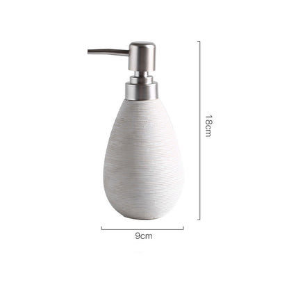Bathroom Shower Gel Bottle - Ceramic Lotion Dispenser