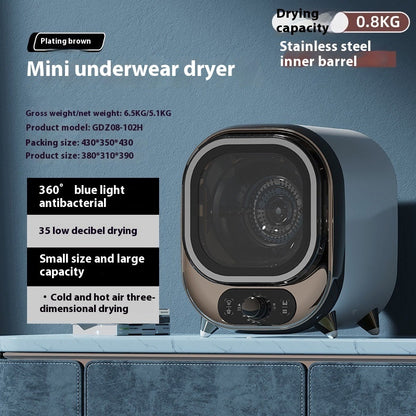 Silent Antibacterial Small Household Drum Dryer – Efficient, Quiet Drying