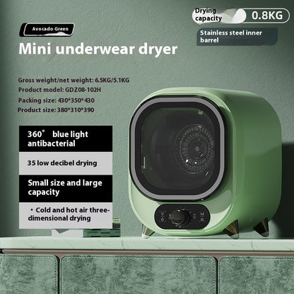 Silent Antibacterial Small Household Drum Dryer – Efficient, Quiet Drying