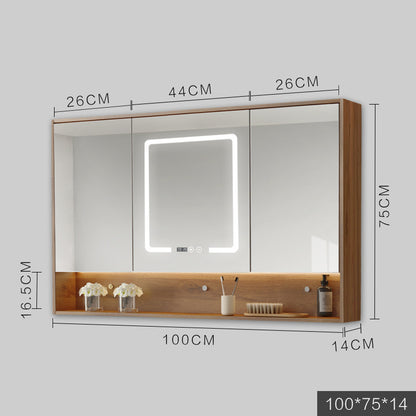 Smart Cabinet With Led Lights (Anti-fog Hanging Bathroom Combination Mirror)