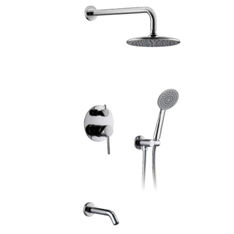 Wall-Embedded Hot and Cold Hidden Shower Head Set – Modern Simplicity Design