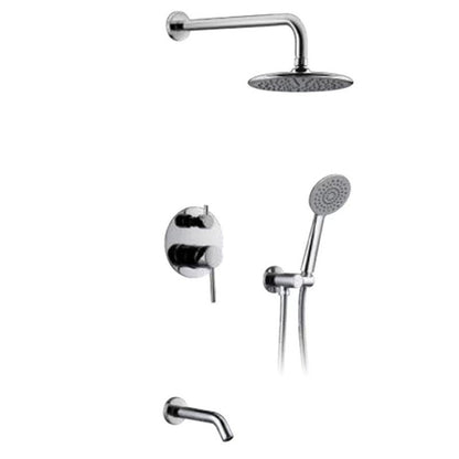 Wall-Embedded Hot and Cold Hidden Shower Head Set – Modern Simplicity Design