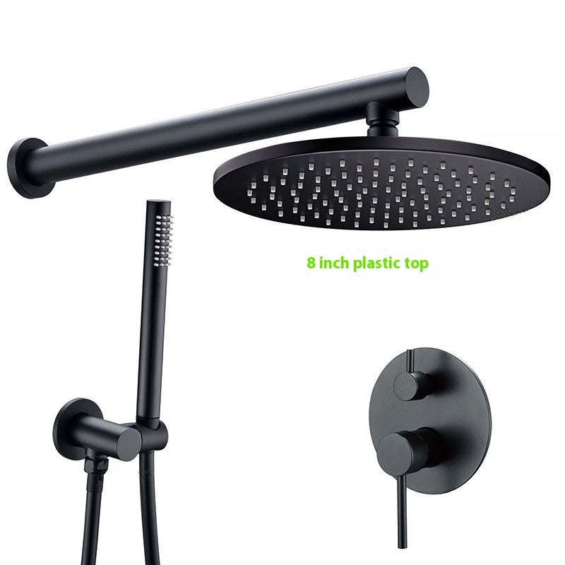 Wall-Embedded Hot and Cold Hidden Shower Head Set – Modern Simplicity Design