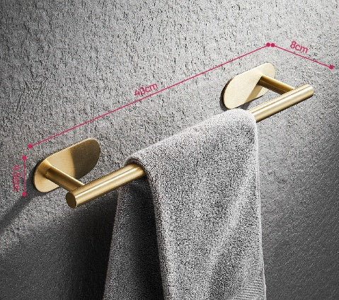 Single Bar Towel Rack Bathroom Hook, Bathroom Pendant