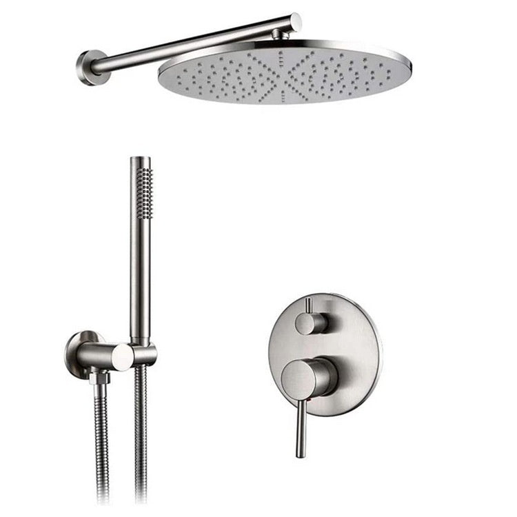 Wall-Embedded Hot and Cold Hidden Shower Head Set – Modern Simplicity Design
