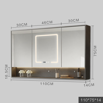 Smart Cabinet With Led Lights (Anti-fog Hanging Bathroom Combination Mirror)