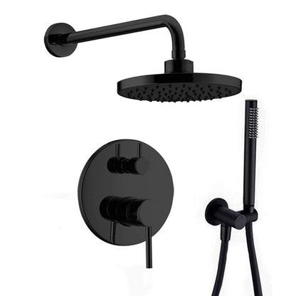 Wall-Embedded Hot and Cold Hidden Shower Head Set – Modern Simplicity Design